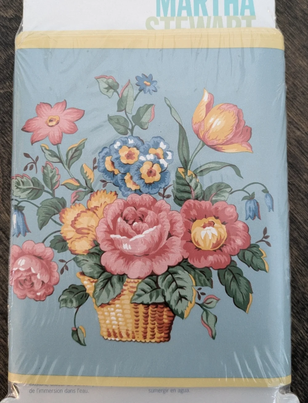 Vintage Martha Stewart Oakleaf Floral Wallpaper Border 10 Yards Total Cottage